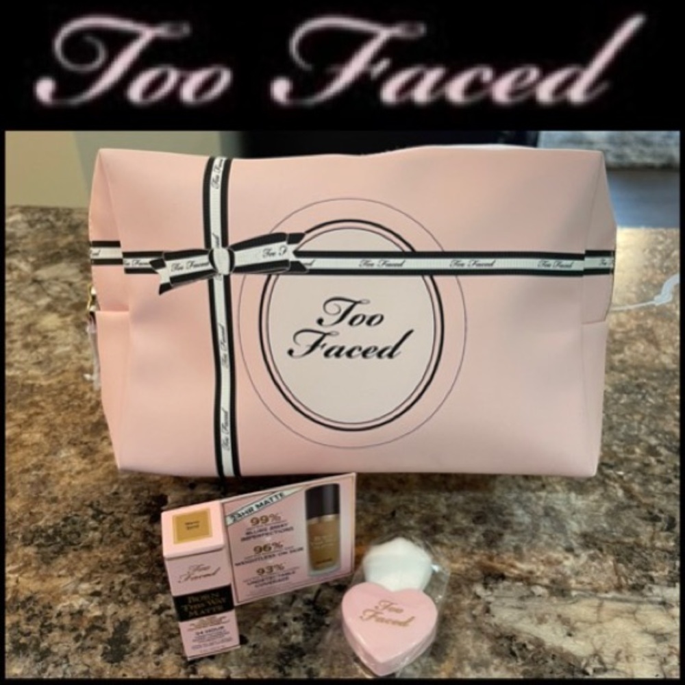 💕sold💕Too Faced Cosmetic Case